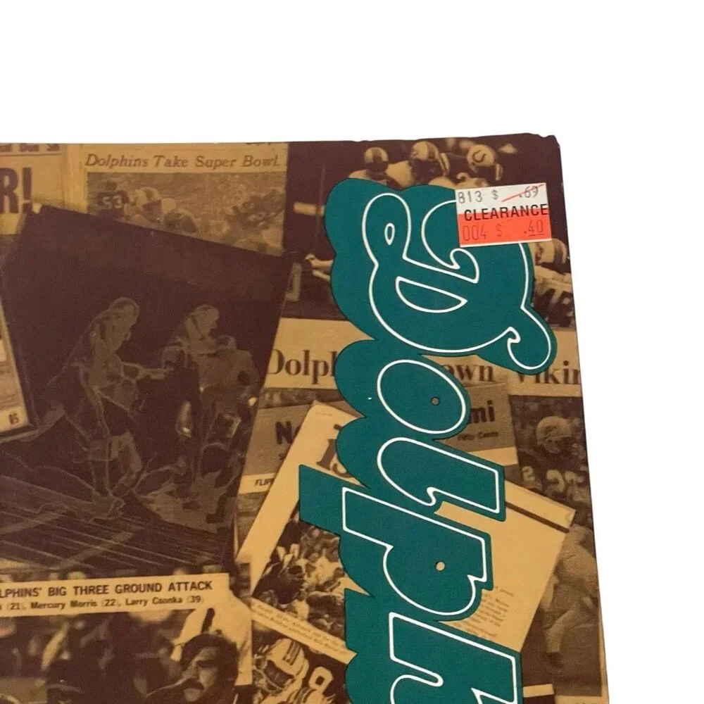 Vintage 1992 NFL Football Miami Dolphins School Folder